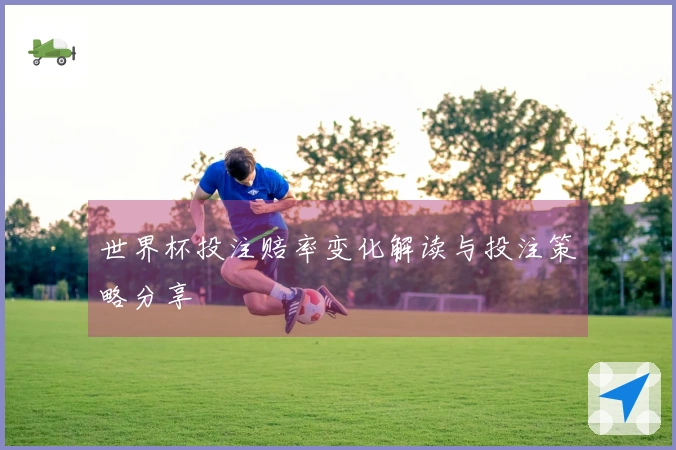 世界杯投注赔率变化解读与投注策略分享