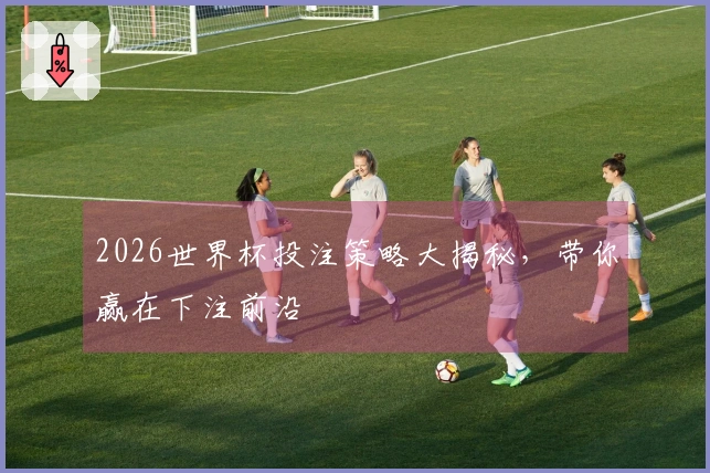 2026世界杯投注策略大揭秘，带你赢在下注前沿