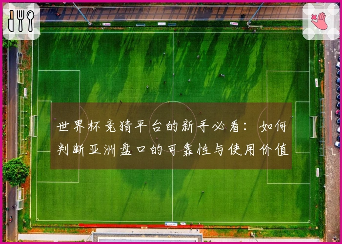 世界杯竞猜平台的新手必看：如何判断亚洲盘口的可靠性与使用价值